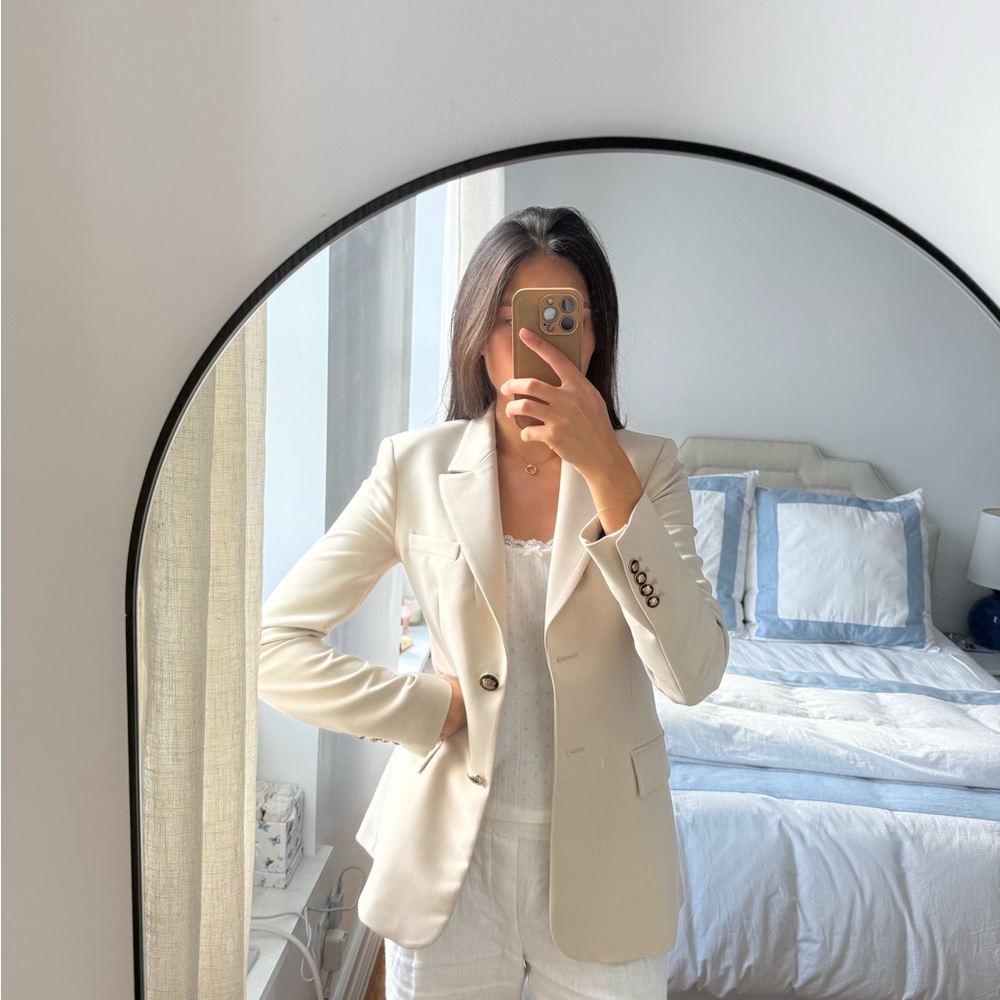 Zara Cream Women's Blazer